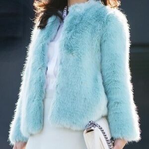 Zara faux fur jacket